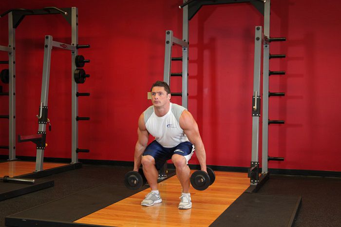 Dumbbell Squat اسکوات جفت دمبل کنار